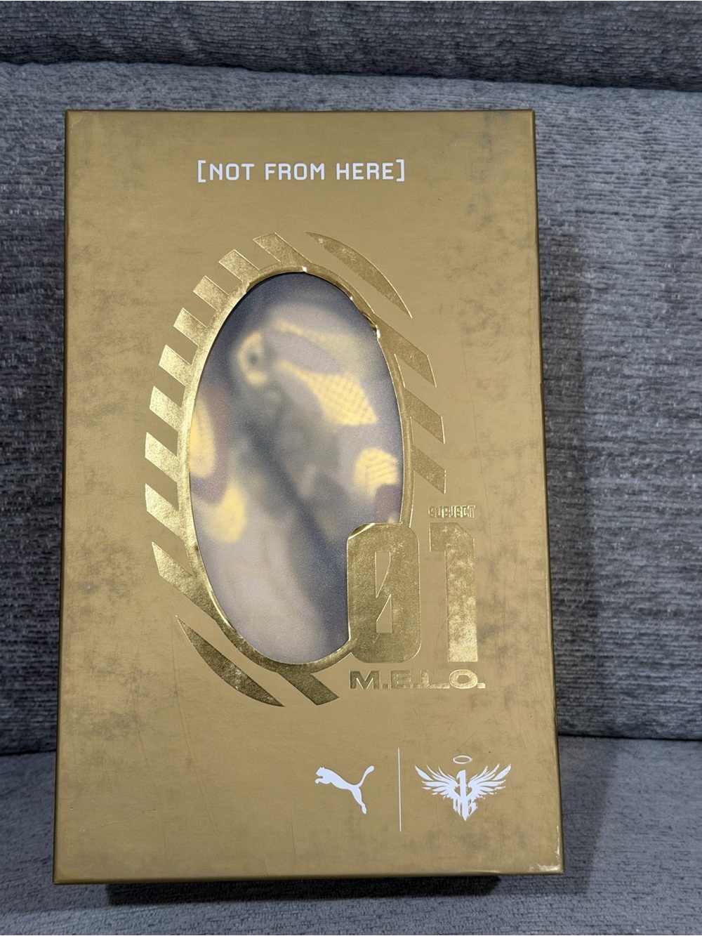 Puma Men's Athletic Shoes — Gold and White Accents